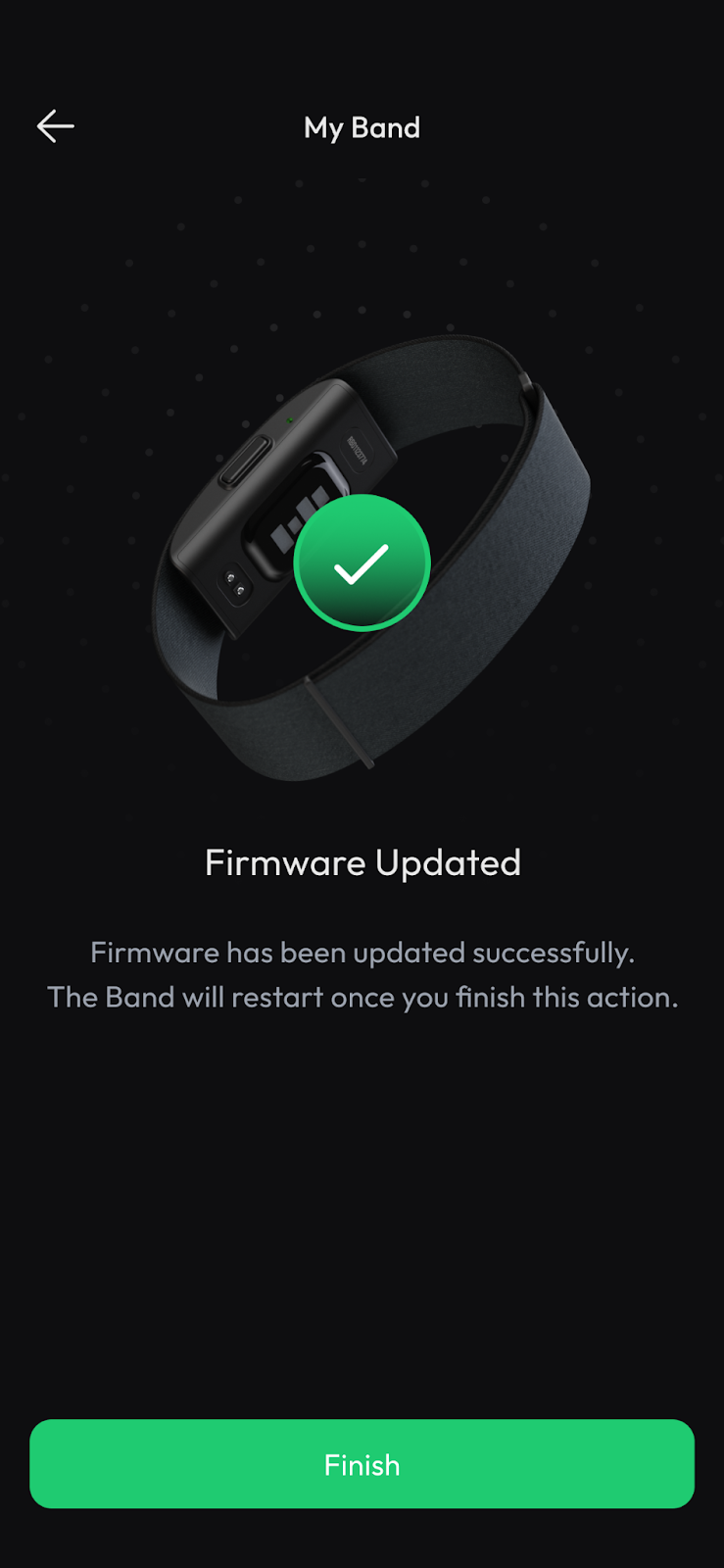 Firmware update success